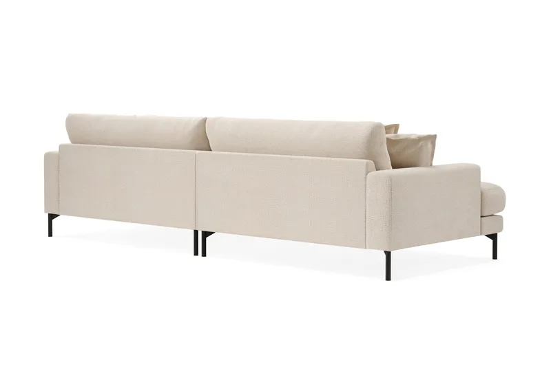Menard Premium 5-seters dyp sofa i chenille - Lysbeige - Møbler - Sofaer