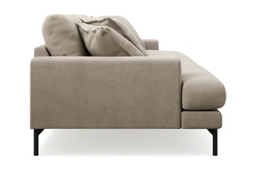 Menard Premium 5-seters dyp sofa i stoff - Brun - Møbler - Sofaer