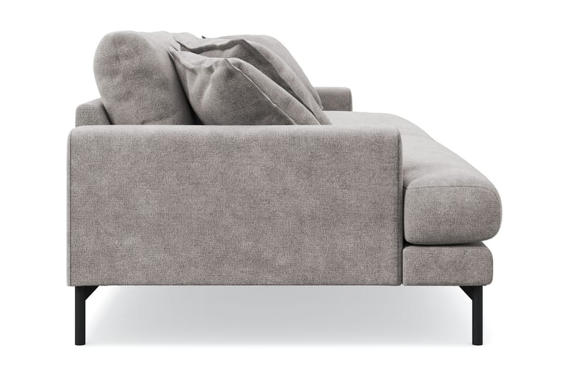 Menard Premium 5-seters dyp sofa i chenille - Grå/Brun - Møbler - Sofaer