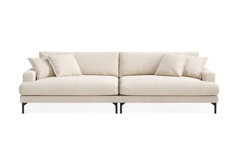 Menard Premium 5-personers Dyb Sofa i Chenille, Lys Beige