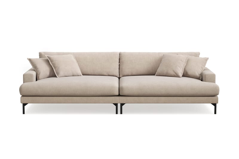 Menard Premium 5-seters dyp sofa i stoff, Beige