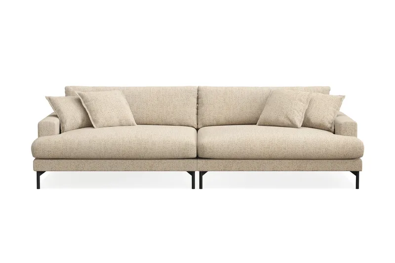 Menard Premium 5-seters dyp sofa i chenille, Beige