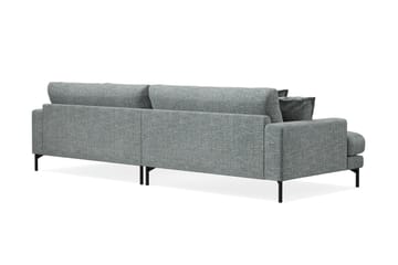 Menard Premium 5-seters dyp sofa i chenille - Grå/Blå - Møbler - Sofaer