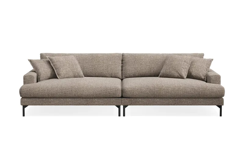 Menard Premium 5-personers Dyb Sofa i Chenille, Brun