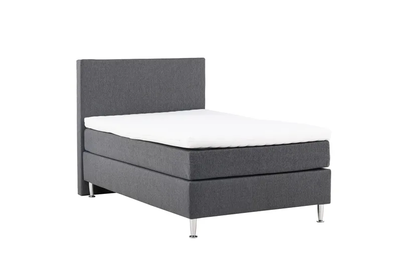 Toledo Sengepakke Kontinentalseng 120x200 cm, Mørk grå