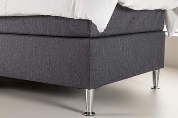 Toledo Sengepakke Kontinentalseng 90x200 cm - Mørk grå - Møbler - Senger - Kontinentalsenger