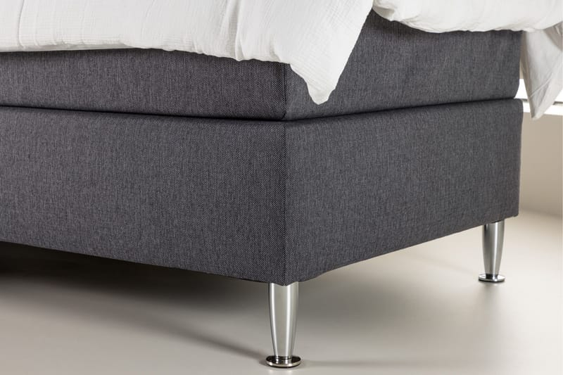 Toledo Sengepakke Kontinentalseng 90x200 cm - Mørk grå - Møbler - Senger - Kontinentalsenger