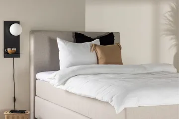 Toledo Sengepakke Kontinentalseng 120x200 cm - Beige - Møbler - Senger - Kontinentalsenger