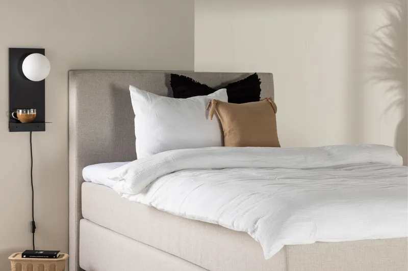 Toledo Sengepakke Kontinentalseng 120x200 cm - Beige - Møbler - Senger - Kontinentalsenger