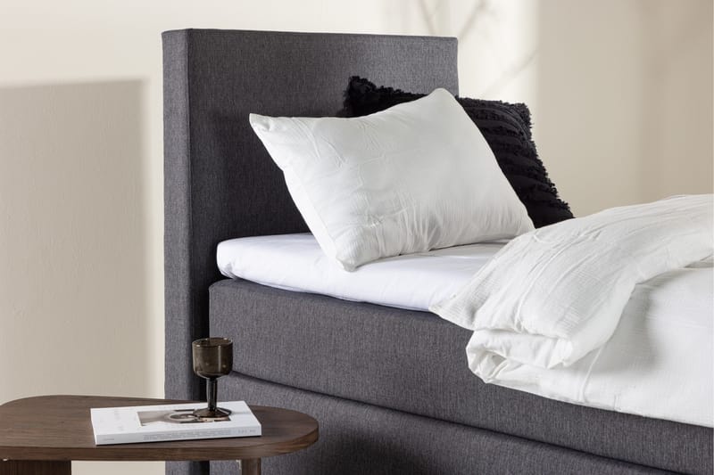 Toledo Sengepakke Kontinentalseng 90x200 cm - Mørk grå - Møbler - Senger - Kontinentalsenger