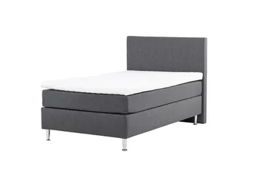 Toledo Sengepakke Kontinentalseng 120x200 cm - Mørk grå - Møbler - Senger - Kontinentalsenger