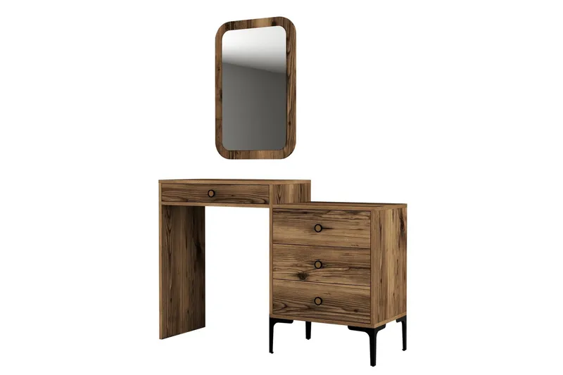 Ameias Møbelsett for Soverom Brun, Hanah Home