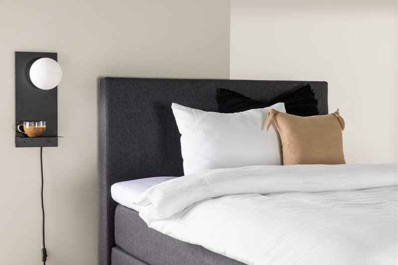 Toledo Sengepakke Kontinentalseng 120x200 cm - Mørk grå - Møbler - Senger - Kontinentalsenger