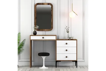 Ameias Møbelsett for Soverom Brun/Hvit - Hanah Home - Møbler - Senger - Møbelsett til soverom