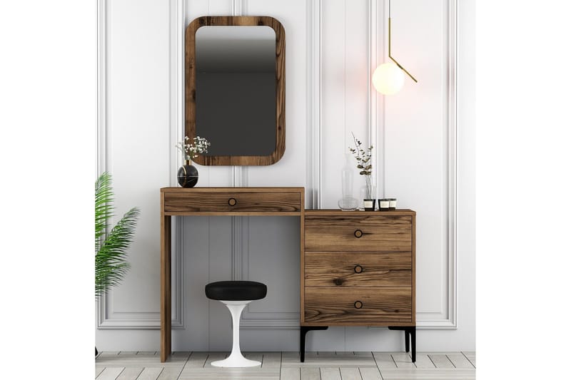 Ameias Møbelsett for Soverom Brun - Hanah Home - Møbler - Senger - Møbelsett til soverom