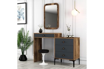 Ameias Møbelsett for Soverom Brun/Antrasitt - Hanah Home - Møbler - Senger - Møbelsett til soverom