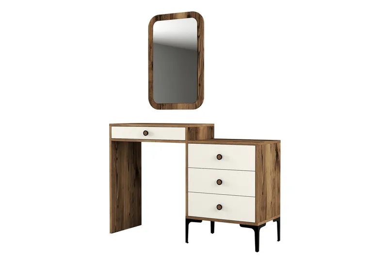 Ameias Møbelsett for Soverom Brun/Beige, Hanah Home