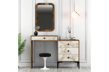 Ameias Møbelsett for Soverom Brun/Hvit - Hanah Home - Møbler - Senger - Møbelsett til soverom