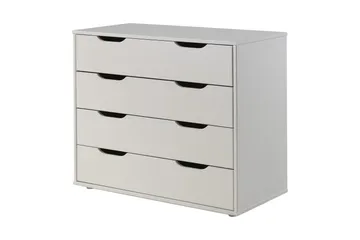 4 dørs kommode og sovesofa Pino Mezzanine 90 x 200 cm - 90 x 200 cm - Møbler - Barnemøbler - Barnemøbelsett