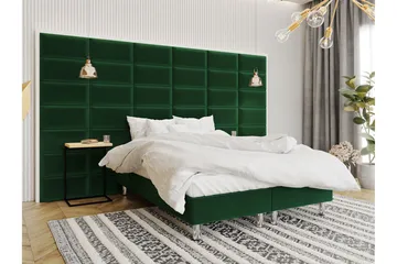 Adeliza kontinentalseng 160x200 cm - Grønn - Møbler - Senger - Kontinentalsenger