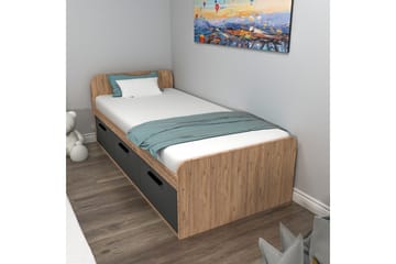 Akser Sengeramme 91x194 cm - Brun - Møbler - Senger - Sengeramme & sengestamme