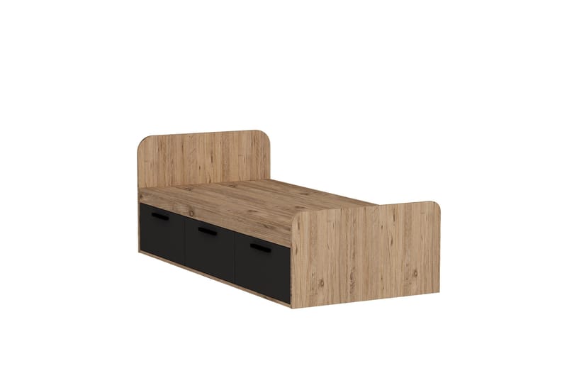 Akser Sengeramme 91x194 cm, Brun