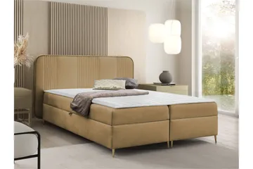 Alani Sengpakke Kontinentalseng 140x200 cm - Brun - Møbler - Senger - Kontinentalsenger