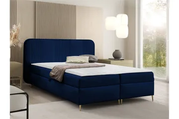 Alani Sengpakke Kontinentalseng 160x200 cm - Blå - Møbler - Senger - Kontinentalsenger