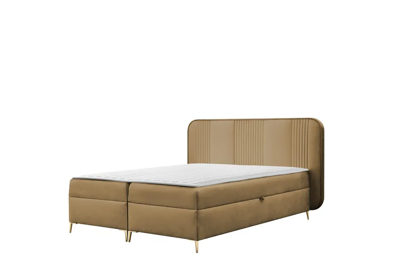 Alani Sengpakke Kontinentalseng 160x200 cm - Brun - Møbler - Senger - Kontinentalsenger