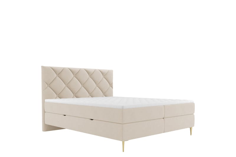 Alasia Sengpakke Kontinentalseng 160x200 cm - Beige - Møbler - Senger - Kontinentalsenger