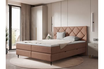 Alasia Sengpakke Kontinentalseng 160x200 cm - Brun - Møbler - Senger - Kontinentalsenger