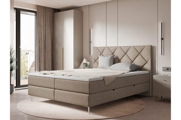 Alasia Sengpakke Kontinentalseng 160x200 cm - Brun - Møbler - Senger - Kontinentalsenger