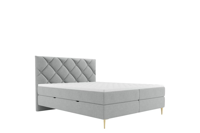 Alasia Sengpakke Kontinentalseng 160x200 cm - Grå - Møbler - Senger - Kontinentalsenger