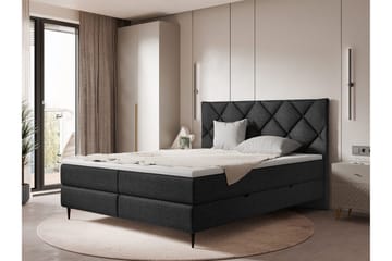 Alasia Sengpakke Kontinentalseng 160x200 cm - Svart - Møbler - Senger - Kontinentalsenger