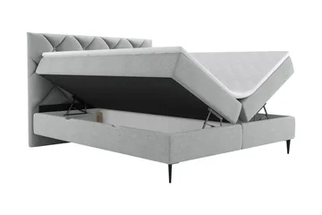 Alasia Sengpakke Kontinentalseng 180x200 cm - Grå - Møbler - Senger - Kontinentalsenger