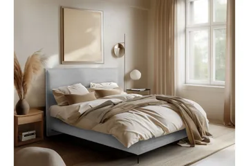 Alaudin Sengeramme 140x200 cm - Grå - Møbler - Senger - Sengeramme & sengestamme