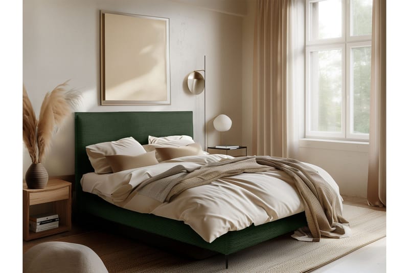 Alaudin Sengeramme 160x200 cm - Grønn - Møbler - Senger - Sengeramme & sengestamme