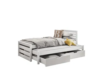 Alderamin Sengeramme 80x180 cm - Hvit - Møbler - Senger - Sengeramme & sengestamme