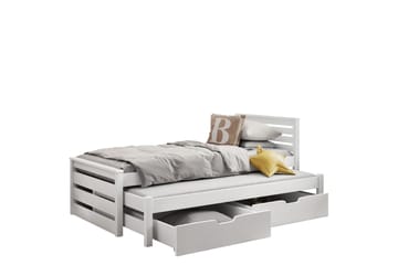 Alderamin Sengeramme 80x180 cm - Hvit - Møbler - Senger - Sengeramme & sengestamme