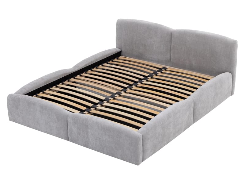 Aldrosen sengeramme med oppbevaring 140x200 cm - beige - Møbler - Senger - Senger med oppbevaring