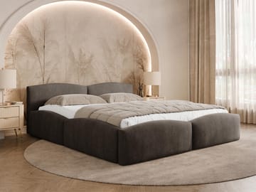 Aldrosen sengeramme med oppbevaring 140x200 cm - brun - Møbler - Senger - Senger med oppbevaring