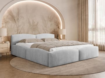 Aldrosen sengeramme med oppbevaring 140x200 cm - grå - Møbler - Senger - Senger med oppbevaring