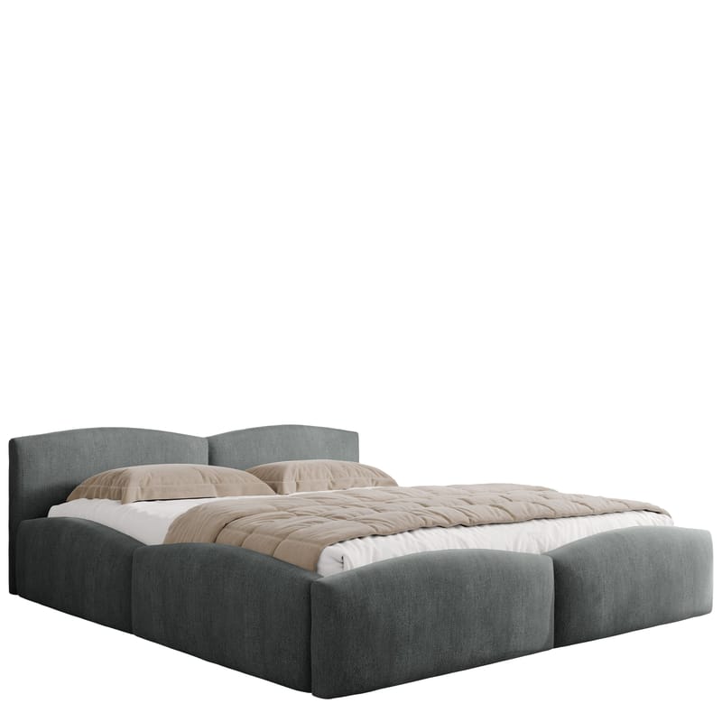 Aldrosen sengeramme med oppbevaring 180x200 cm - grå - Møbler - Senger - Senger med oppbevaring