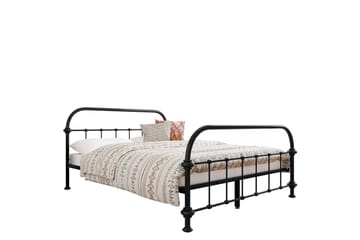 Aleesha Sengeramme 140x200 cm - Svart - Møbler - Senger - Sengeramme & sengestamme