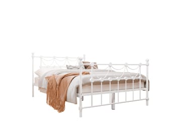 Alexa Sengeramme 140x200 cm - Hvit - Møbler - Senger - Sengeramme & sengestamme