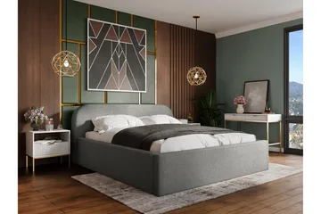 Alfiya Sengeramme 160x200 cm - Grå - Møbler - Senger - Sengeramme & sengestamme