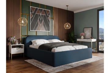 Alfiya Sengeramme 180x200 cm - Blå - Møbler - Senger - Sengeramme & sengestamme