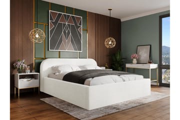 Alfiya Sengeramme 180x200 cm - Hvit - Møbler - Senger - Sengeramme & sengestamme
