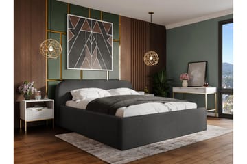 Alfiya Sengeramme 180x200 cm - Svart - Møbler - Senger - Sengeramme & sengestamme