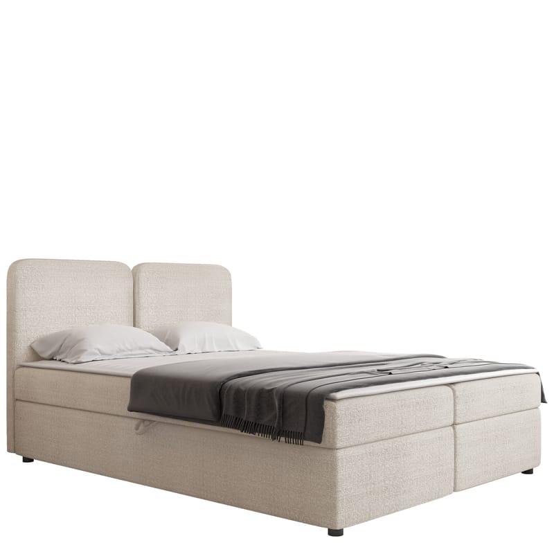 Allgunnen Sengepakke Kontinentalseng 140x200 cm - Beige - Møbler - Senger - Kontinentalsenger